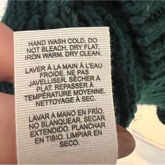 Garage Green Fall/Winter Throw Sweater - Picture 4 of 5